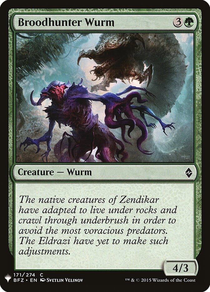 Broodhunter Wurm [Mystery Booster] MTG Single Magic: The Gathering  | Multizone: Comics And Games