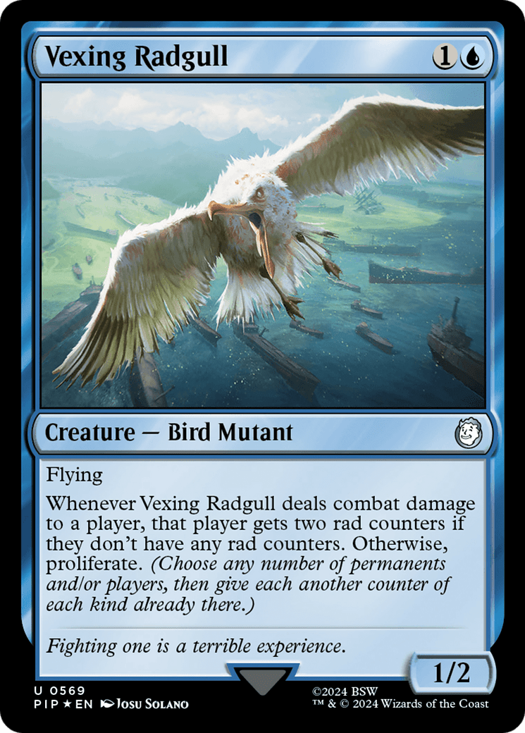 Vexing Radgull (Surge Foil) [Fallout] MTG Single Magic: The Gathering  | Multizone: Comics And Games