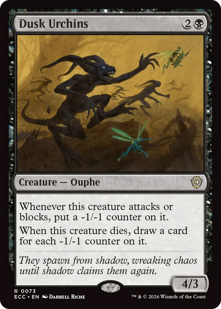 Dusk Urchins [Lorwyn Eclipsed Commander] MTG Single Magic: The Gathering  | Multizone: Comics And Games