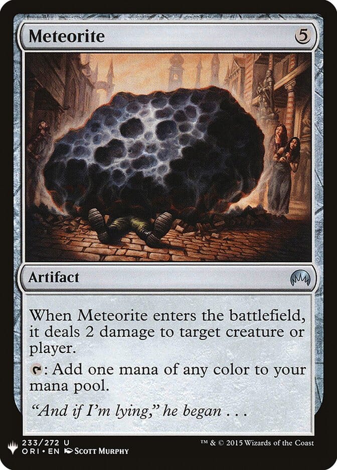 Meteorite [Mystery Booster] MTG Single Magic: The Gathering  | Multizone: Comics And Games