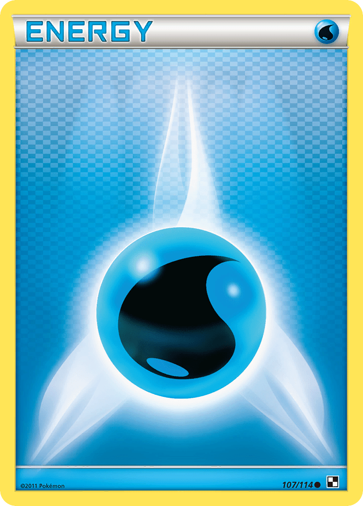 Water Energy (107/114) [Black & White: Base Set] Pokemon Single Pokémon  | Multizone: Comics And Games