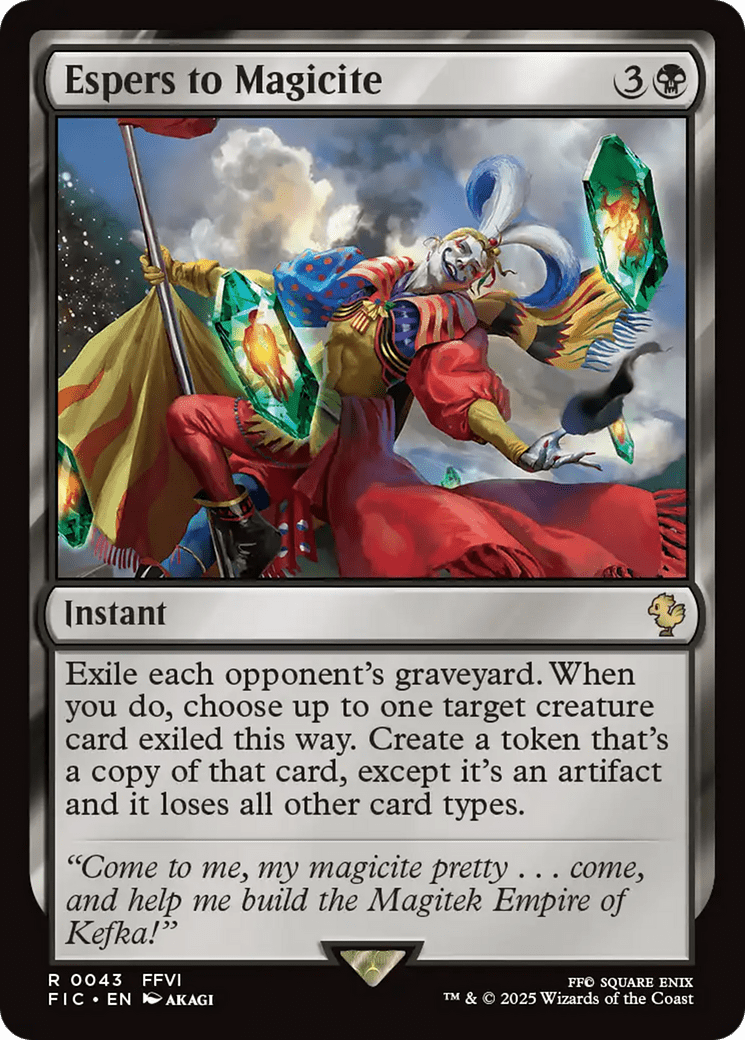 Espers to Magicite [FINAL FANTASY Commander] MTG Single Magic: The Gathering  | Multizone: Comics And Games