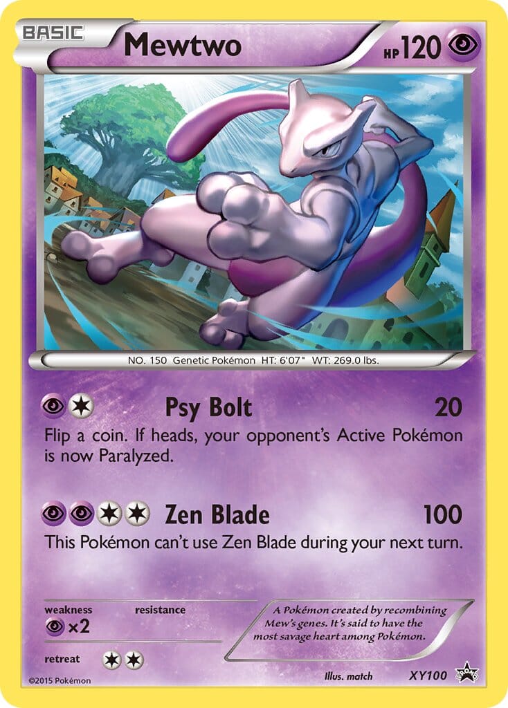 Mewtwo (XY100) [XY: Black Star Promos] Pokemon Single Pokémon  | Multizone: Comics And Games