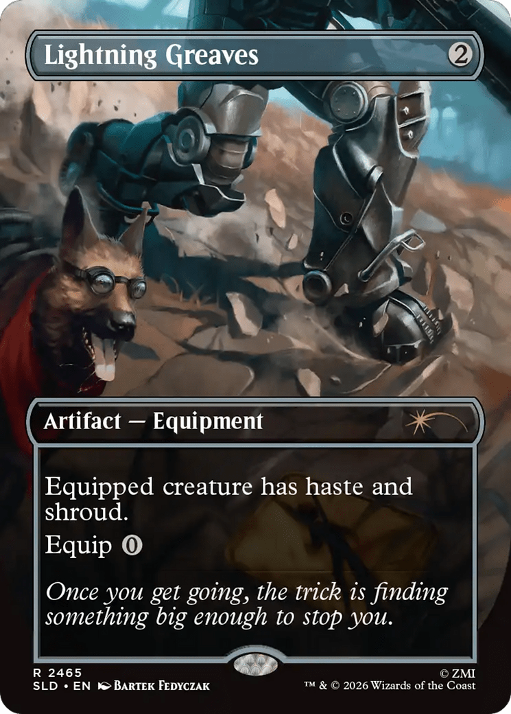 Lightning Greaves (2465) [Secret Lair Drop Series] MTG Single Magic: The Gathering  | Multizone: Comics And Games