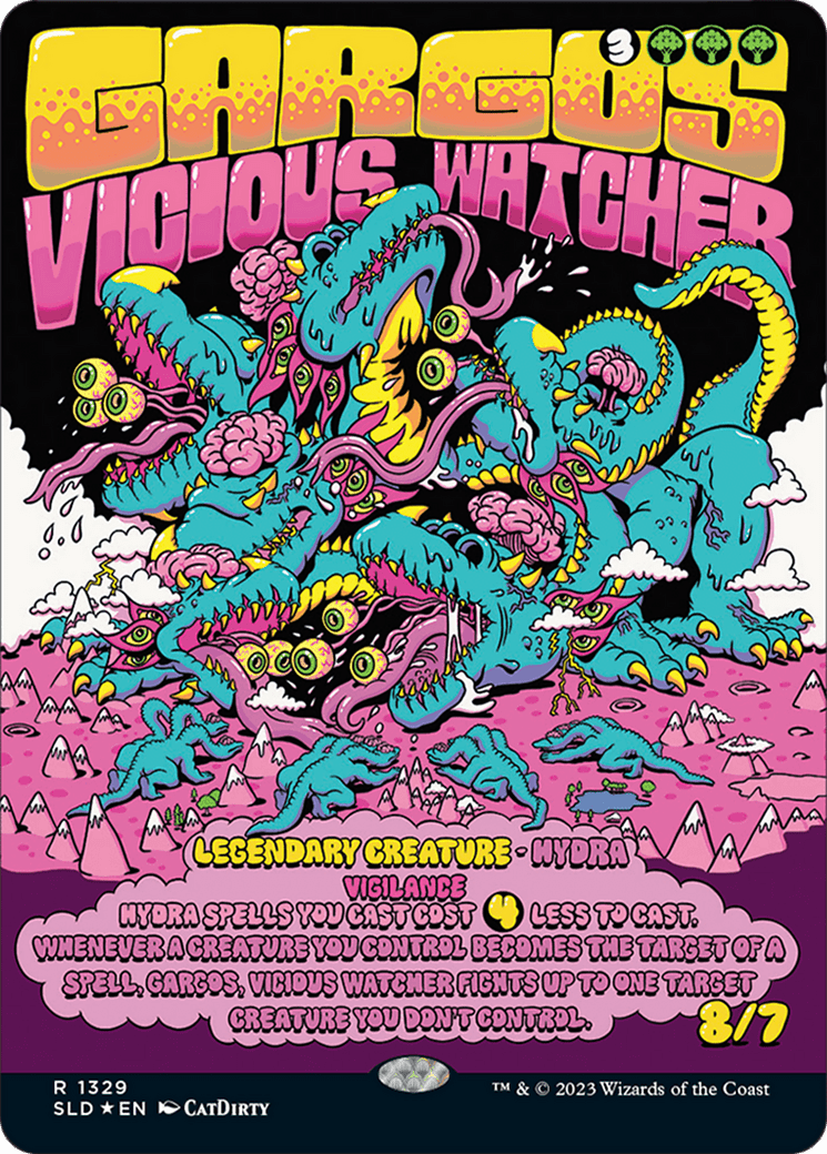 Gargos, Vicious Watcher [Secret Lair Drop Series] MTG Single Magic: The Gathering  | Multizone: Comics And Games