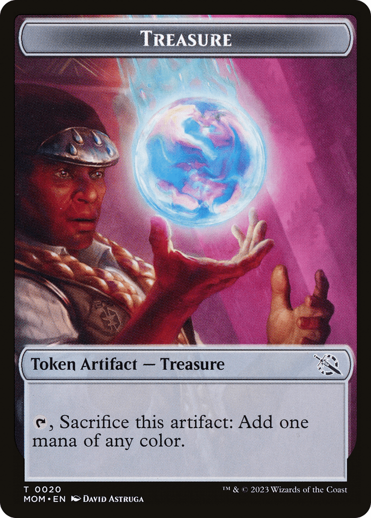 Treasure (20) // Phyrexian Saproling Double-Sided Token [March of the Machine Tokens] MTG Single Magic: The Gathering  | Multizone: Comics And Games