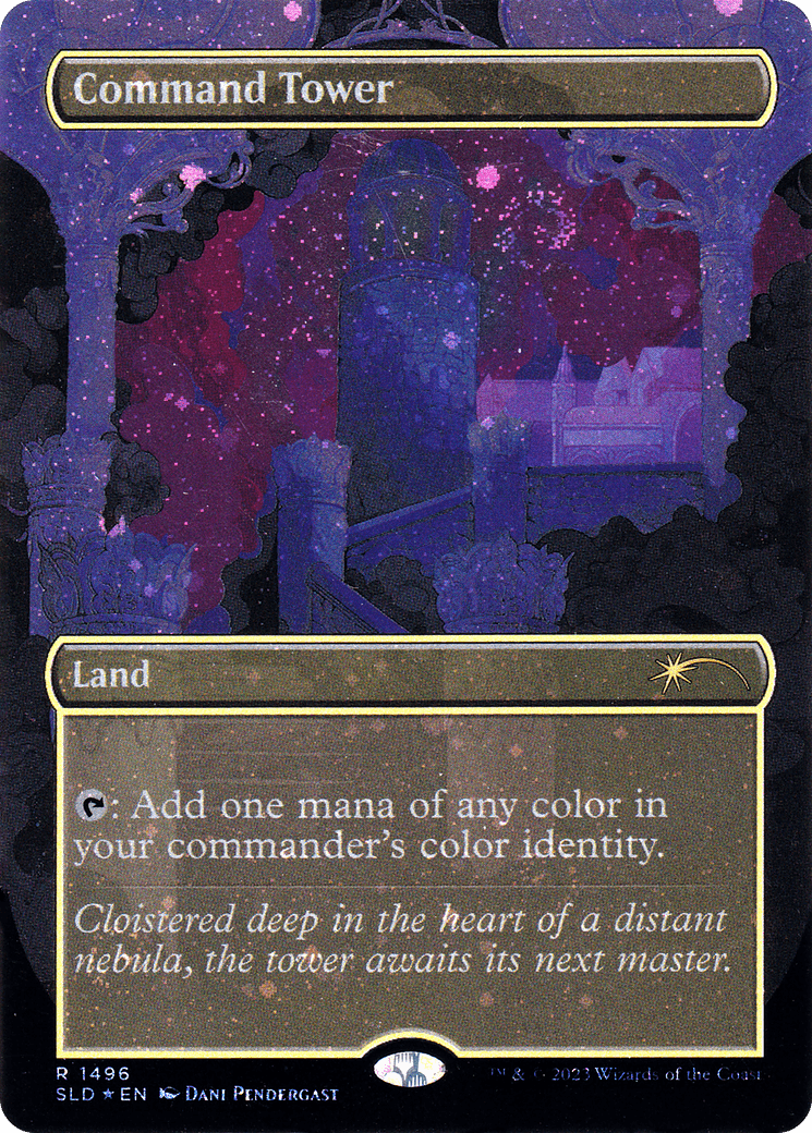 Command Tower (Galaxy Foil) [Secret Lair Drop Series] MTG Single Magic: The Gathering  | Multizone: Comics And Games