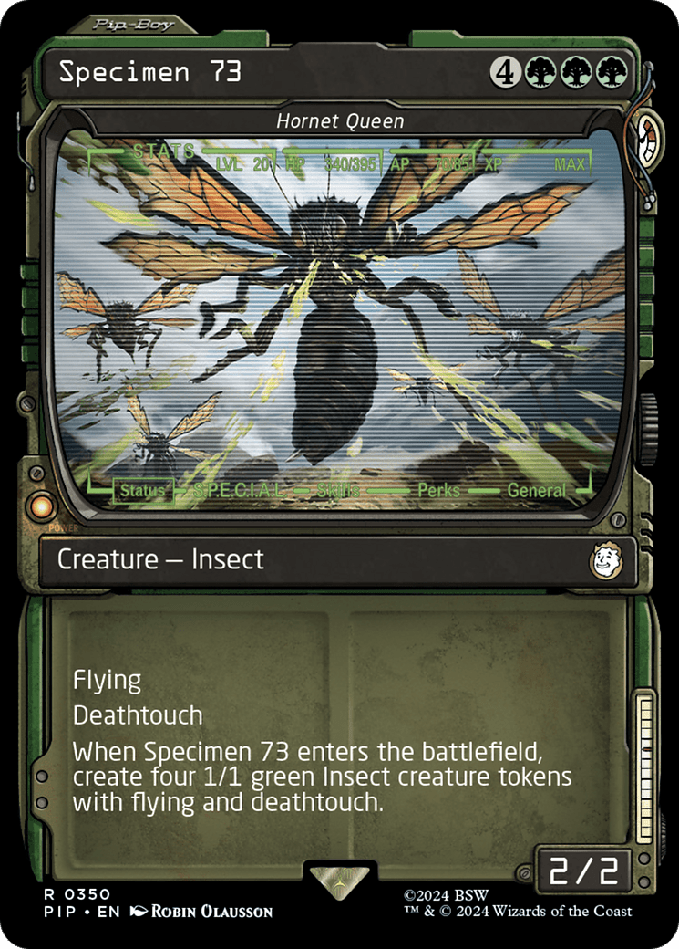 Specimen 73 - Hornet Queen (Showcase) [Fallout] MTG Single Magic: The Gathering  | Multizone: Comics And Games