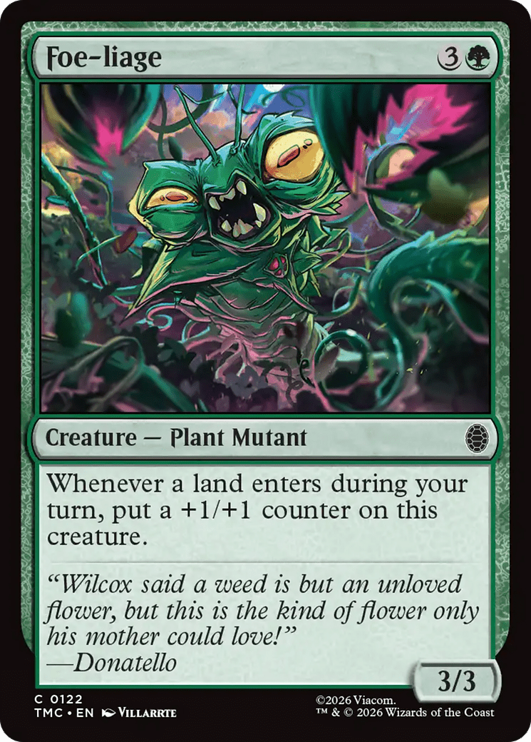 Foe-liage [Teenage Mutant Ninja Turtles Commander] MTG Single Magic: The Gathering  | Multizone: Comics And Games