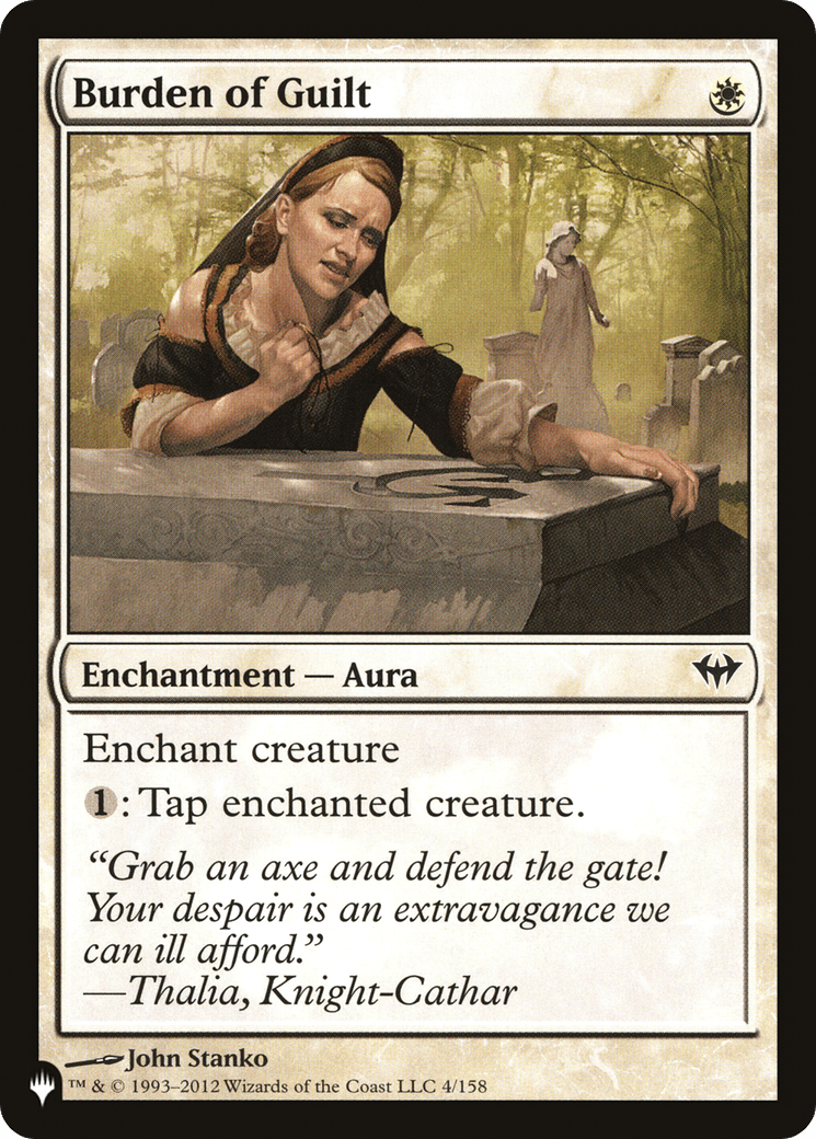 Burden of Guilt [The List] MTG Single Magic: The Gathering  | Multizone: Comics And Games