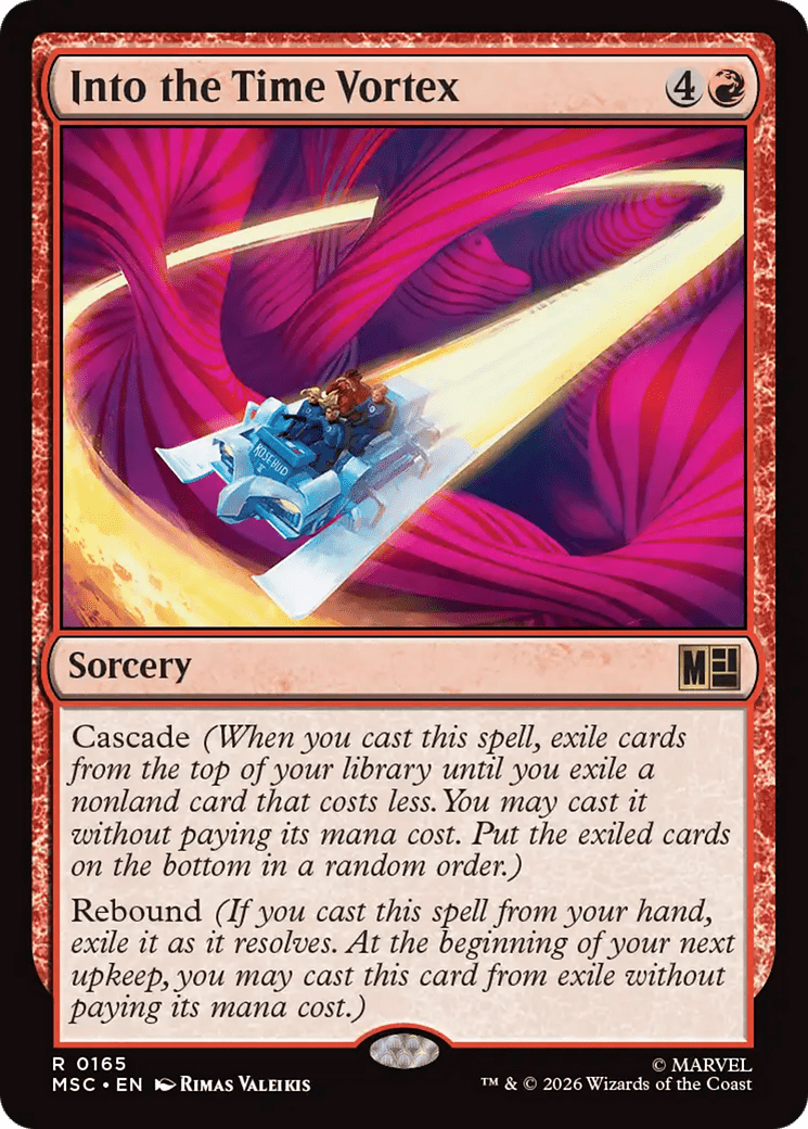 Into the Time Vortex (Surge Foil) [Marvel Super Heroes Commander] MTG Single Magic: The Gathering  | Multizone: Comics And Games