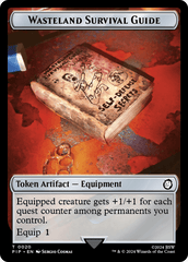 Radiation // Wasteland Survival Guide Double-Sided Token [Fallout Tokens] MTG Single Magic: The Gathering  | Multizone: Comics And Games