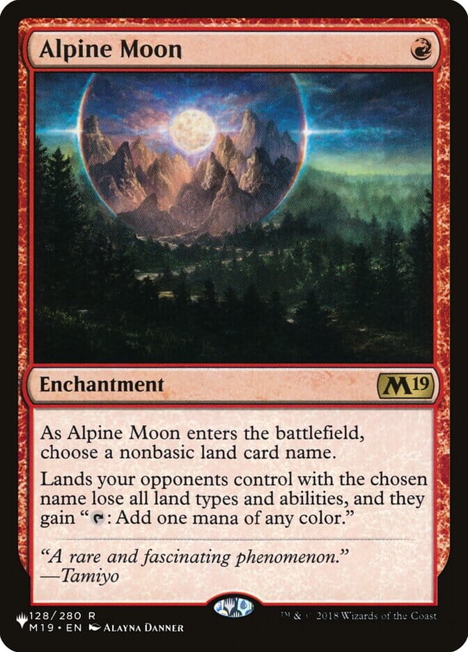 Alpine Moon [The List] MTG Single Magic: The Gathering  | Multizone: Comics And Games