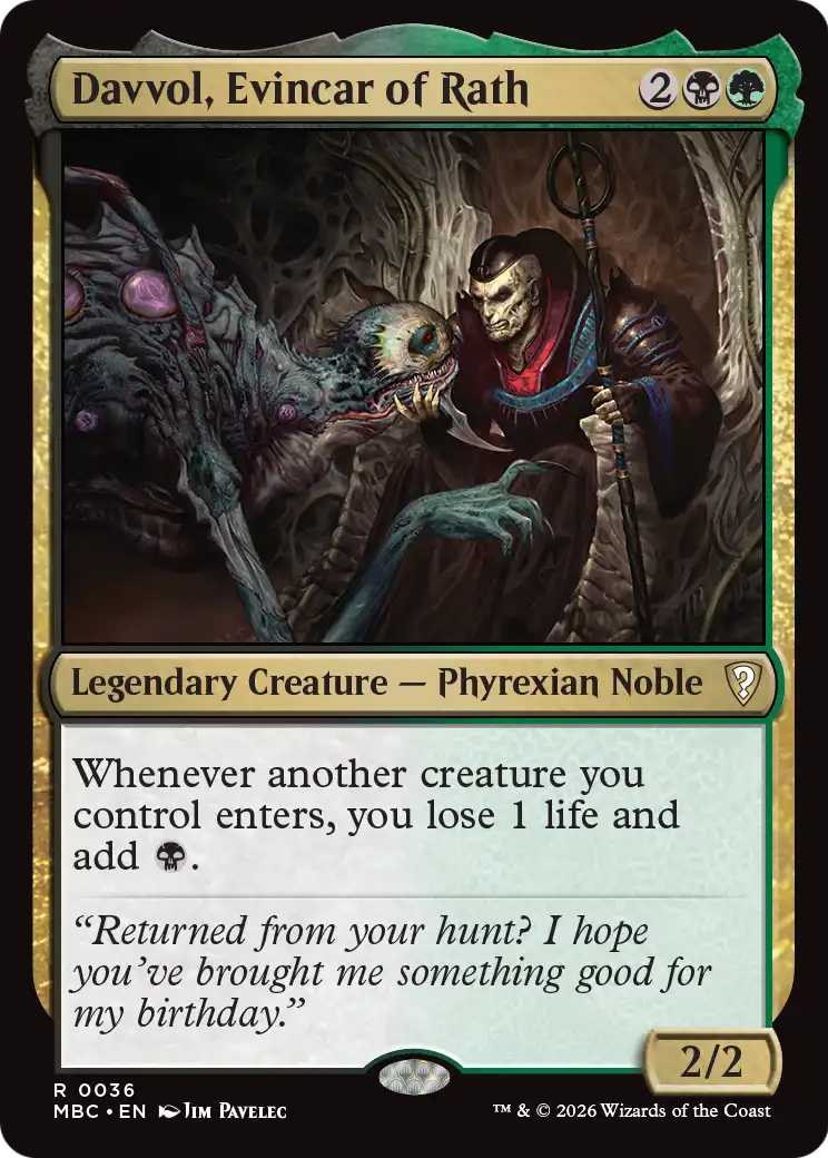 Davvol, Evincar of Rath [Mystery Booster: Commander Edition] | Multizone: Comics And Games