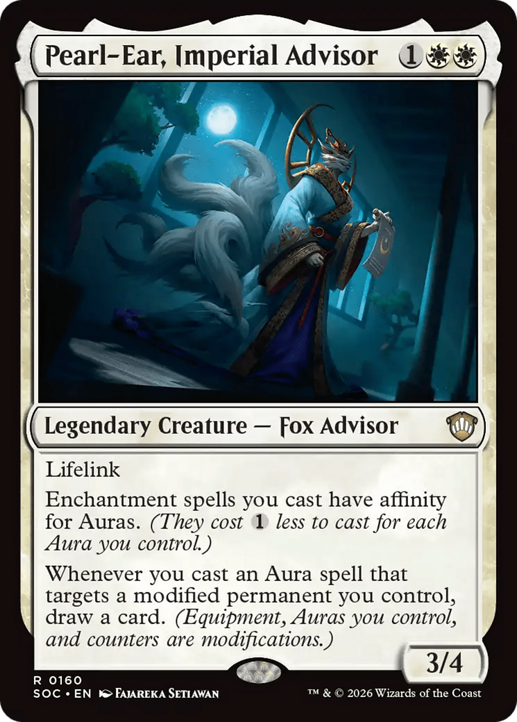 Pearl-Ear, Imperial Advisor [Secrets of Strixhaven Commander] MTG Single Magic: The Gathering  | Multizone: Comics And Games