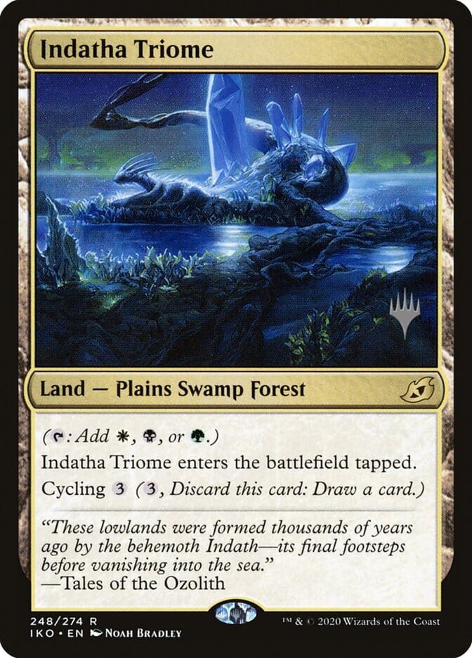 Indatha Triome (Promo Pack) [Ikoria: Lair of Behemoths Promos] MTG Single Magic: The Gathering  | Multizone: Comics And Games