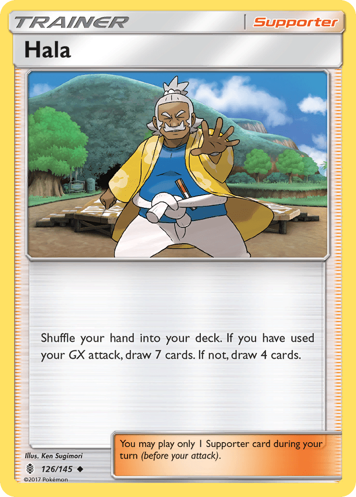 Hala (126/145) [Sun & Moon: Guardians Rising] Pokemon Single Pokémon  | Multizone: Comics And Games