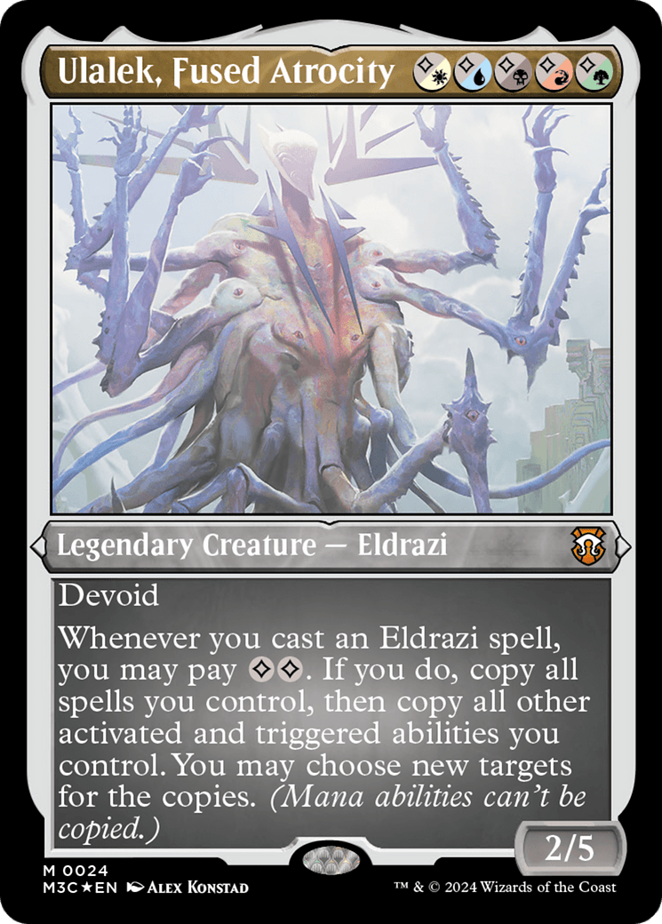Ulalek, Fused Atrocity (Foil Etched) [Modern Horizons 3 Commander] MTG Single Magic: The Gathering  | Multizone: Comics And Games