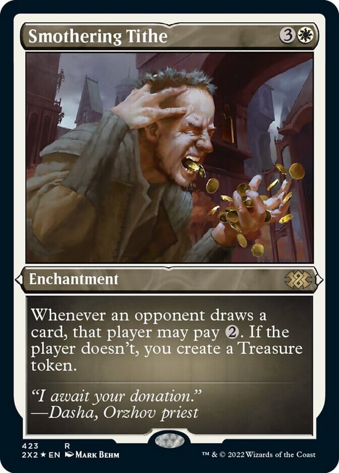 Smothering Tithe (Foil Etched) [Double Masters 2022] MTG Single Magic: The Gathering  | Multizone: Comics And Games