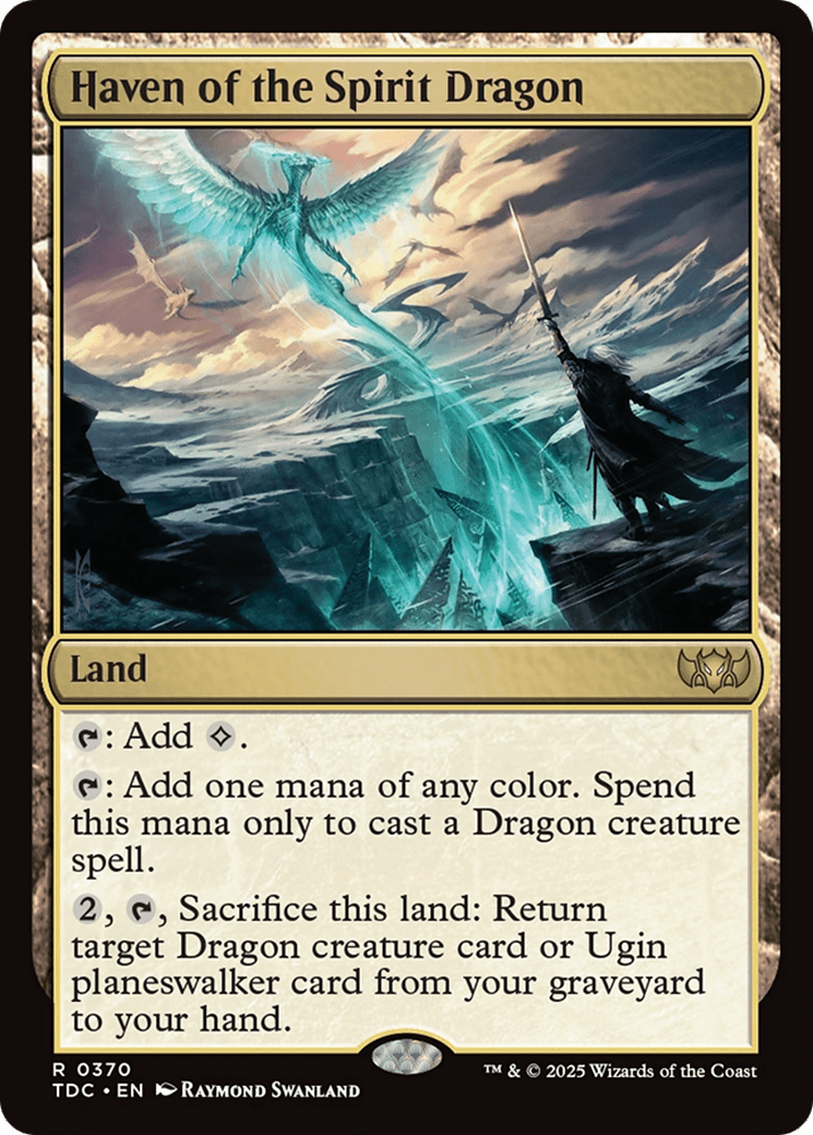 Haven of the Spirit Dragon [Tarkir: Dragonstorm Commander] MTG Single Magic: The Gathering  | Multizone: Comics And Games