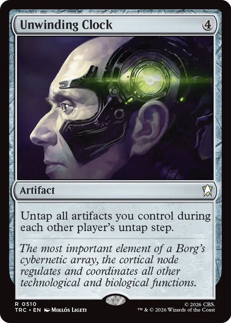 Unwinding Clock [Star Trek Commander] MTG Single Magic: The Gathering  | Multizone: Comics And Games