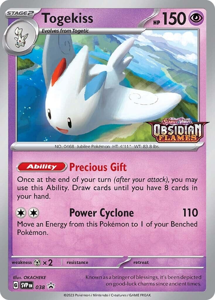 Togekiss (038) (Stamped) [Scarlet & Violet: Black Star Promos] Pokemon Single Pokémon  | Multizone: Comics And Games