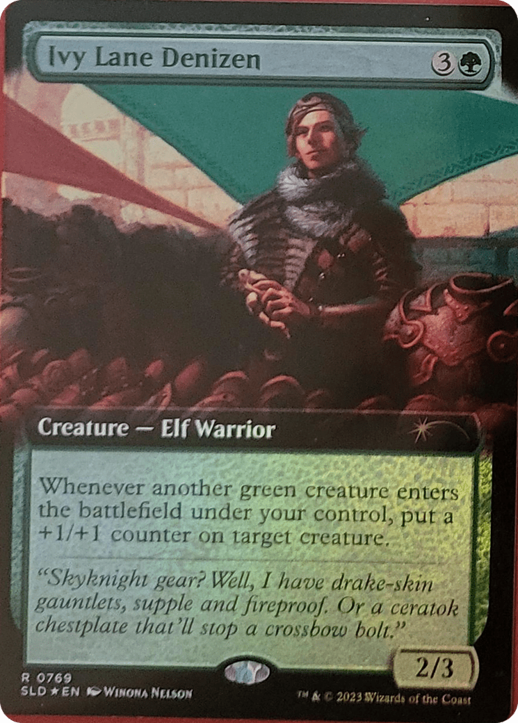 Ivy Lane Denizen (Extended Art) [Secret Lair Drop Series] MTG Single Magic: The Gathering  | Multizone: Comics And Games