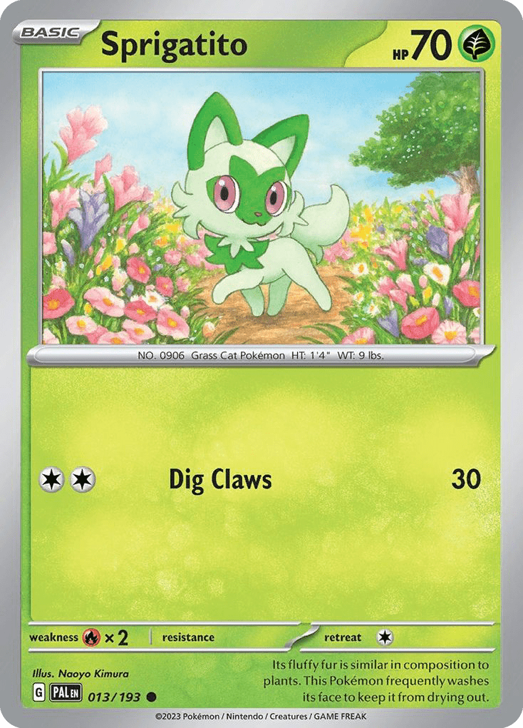Sprigatito (013/193) (Theme Deck Exclusive) [Scarlet & Violet: Paldea Evolved] Pokemon Single Pokémon  | Multizone: Comics And Games