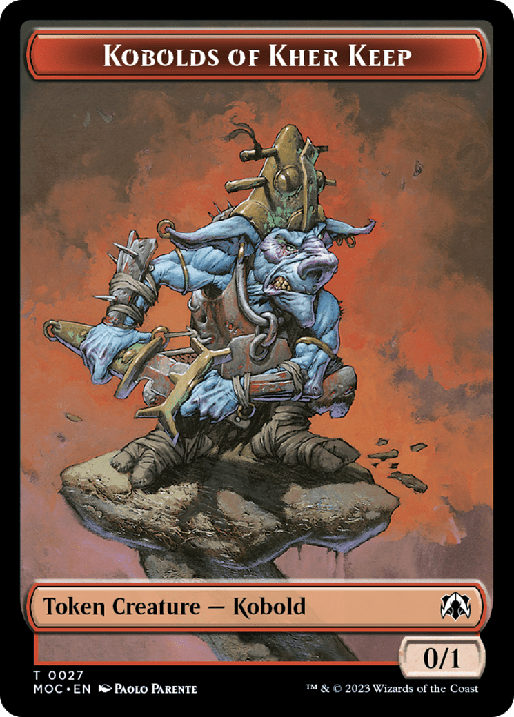 Bird // Kobolds of Kher Keep Double-Sided Token [March of the Machine Commander Tokens] MTG Single Magic: The Gathering  | Multizone: Comics And Games