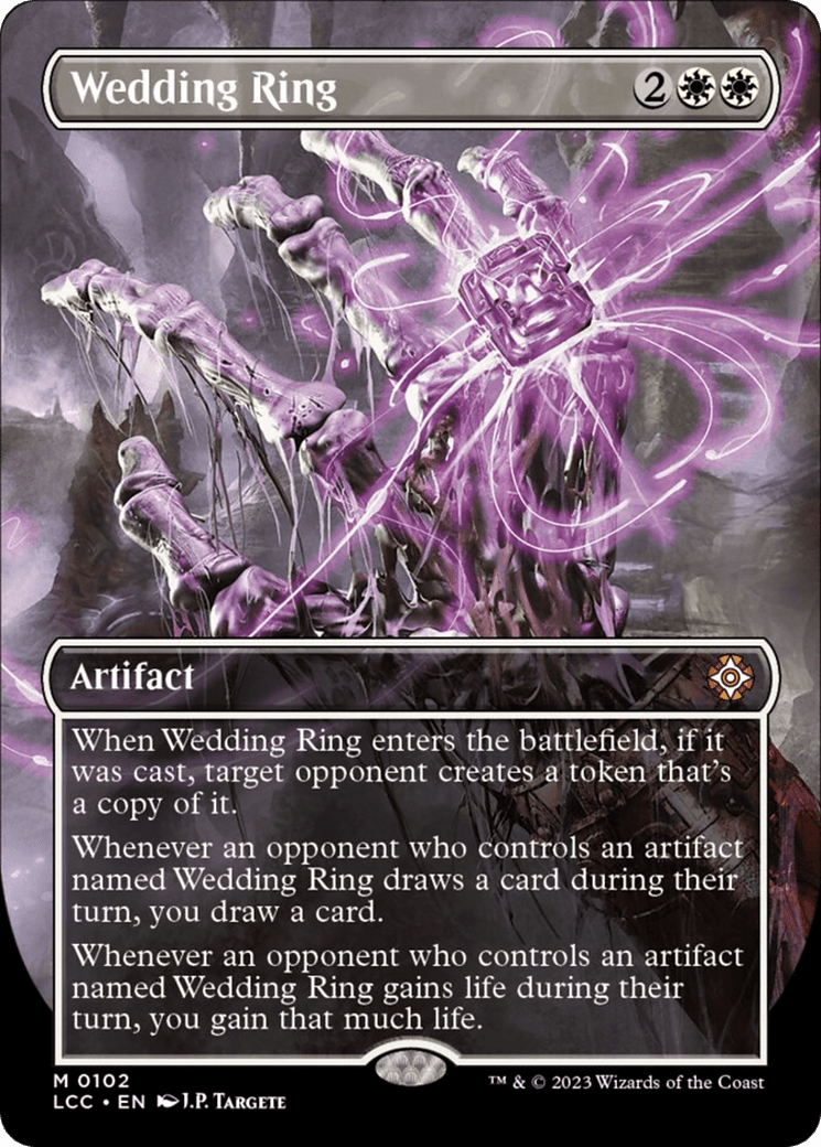 Wedding Ring (Borderless) [The Lost Caverns of Ixalan Commander] MTG Single Magic: The Gathering  | Multizone: Comics And Games