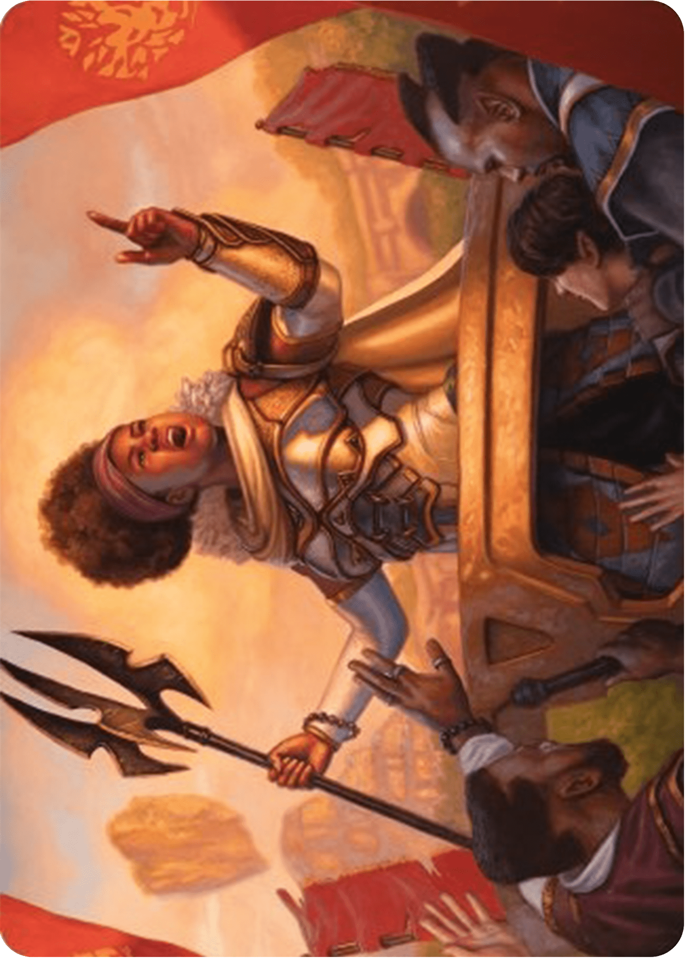 Recruiter of the Guard Art Card [Modern Horizons 3 Art Series] MTG Single Magic: The Gathering  | Multizone: Comics And Games