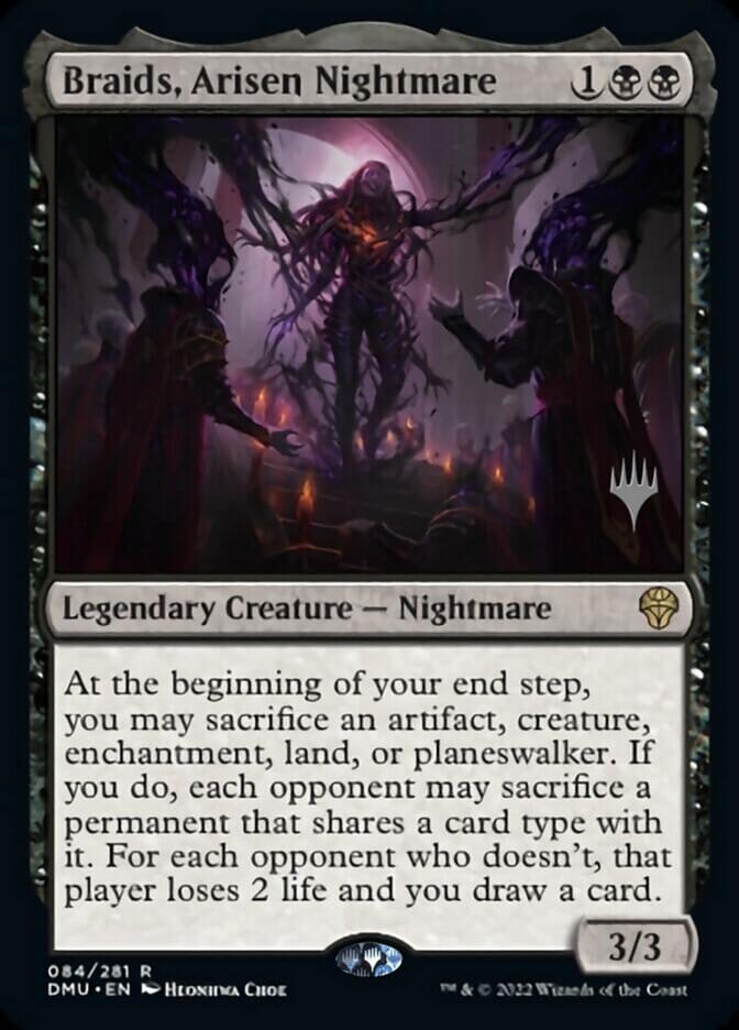 Braids, Arisen Nightmare (Promo Pack) [Dominaria United Promos] MTG Single Magic: The Gathering  | Multizone: Comics And Games