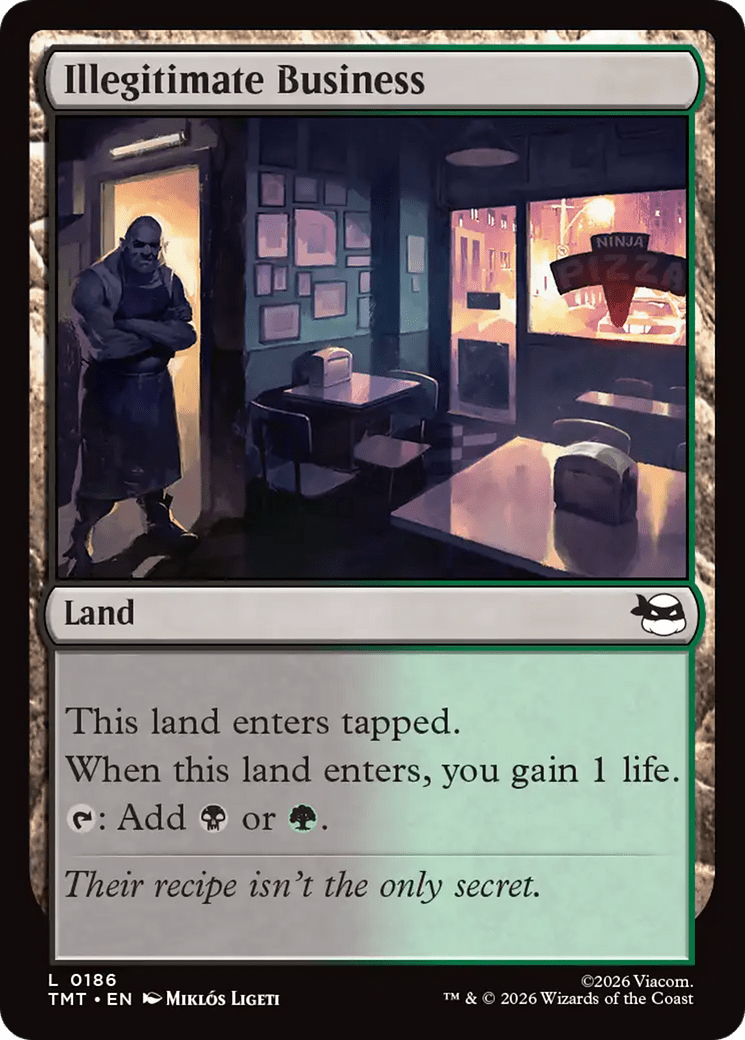 Illegitimate Business [Teenage Mutant Ninja Turtles] MTG Single Magic: The Gathering  | Multizone: Comics And Games