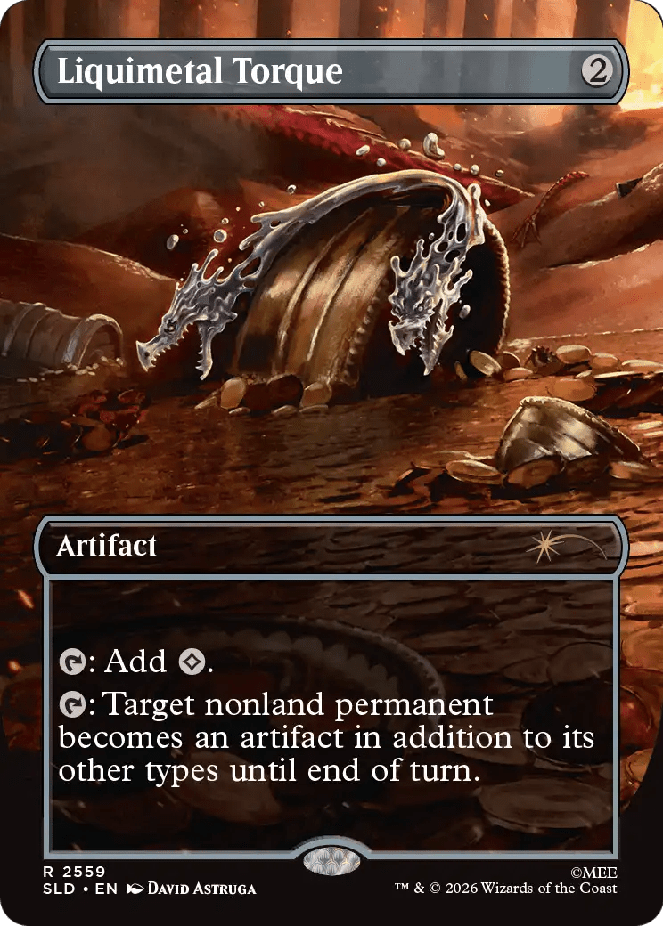 Liquimetal Torque [Secret Lair Drop Series] MTG Single Magic: The Gathering  | Multizone: Comics And Games