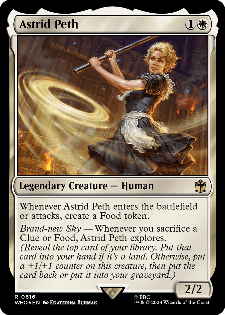 Astrid Peth (Surge Foil) [Doctor Who] MTG Single Magic: The Gathering  | Multizone: Comics And Games