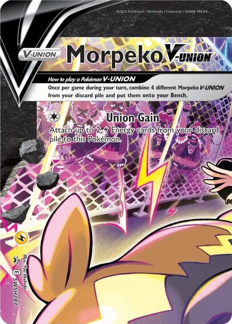 Morpeko V-Union (SWSH287) [Sword & Shield: Black Star Promos] Pokemon Single Pokémon  | Multizone: Comics And Games