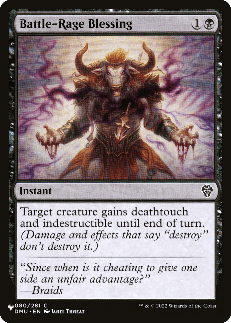 Battle-Rage Blessing [The List] MTG Single Magic: The Gathering  | Multizone: Comics And Games