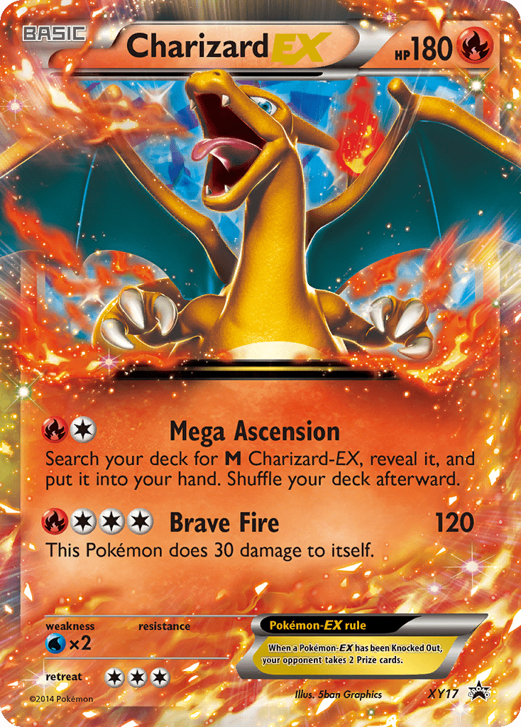 Charizard EX (XY17) [XY: Black Star Promos] Pokemon Single Pokémon  | Multizone: Comics And Games