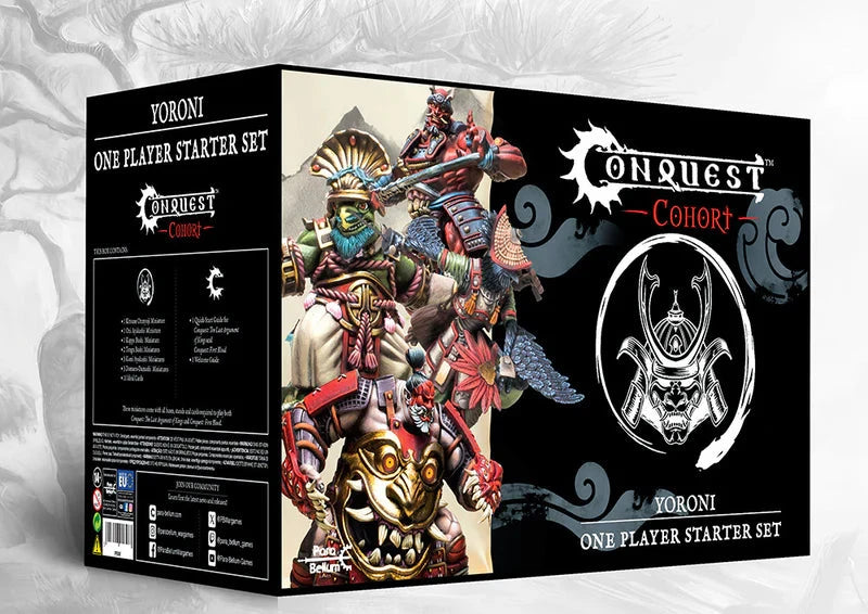 Conquest - Yoroni: Cohort One Player Starter Box Miniature Game 2 Games  | Multizone: Comics And Games