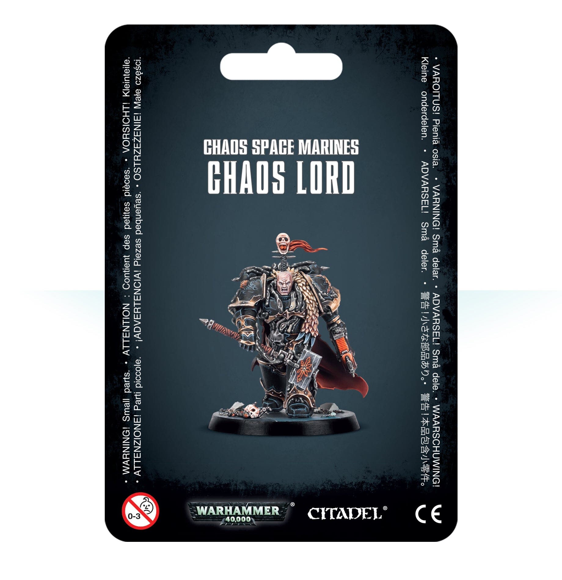 Chaos Lord in Terminator Armour Miniature Game Games Workshop  | Multizone: Comics And Games