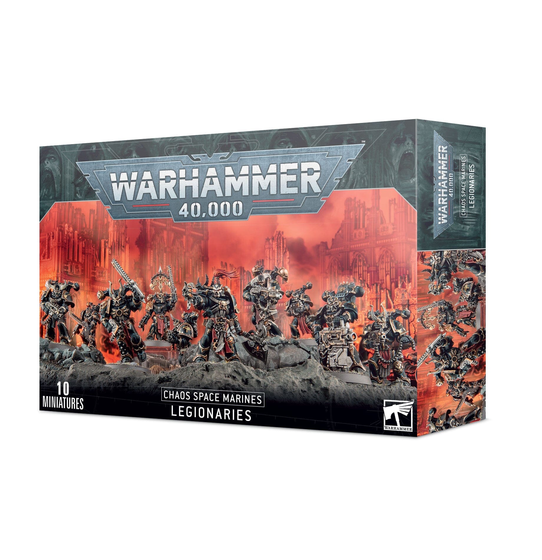 Chaos Space Marines Legionaries Miniature Game Games Workshop  | Multizone: Comics And Games
