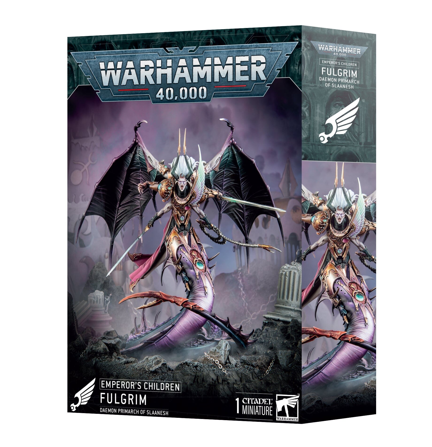 EMPERORS CHILDREN: FULGRIM, DAEMON PRIMARCH OF SLAANESH miniature game Games Workshop  | Multizone: Comics And Games