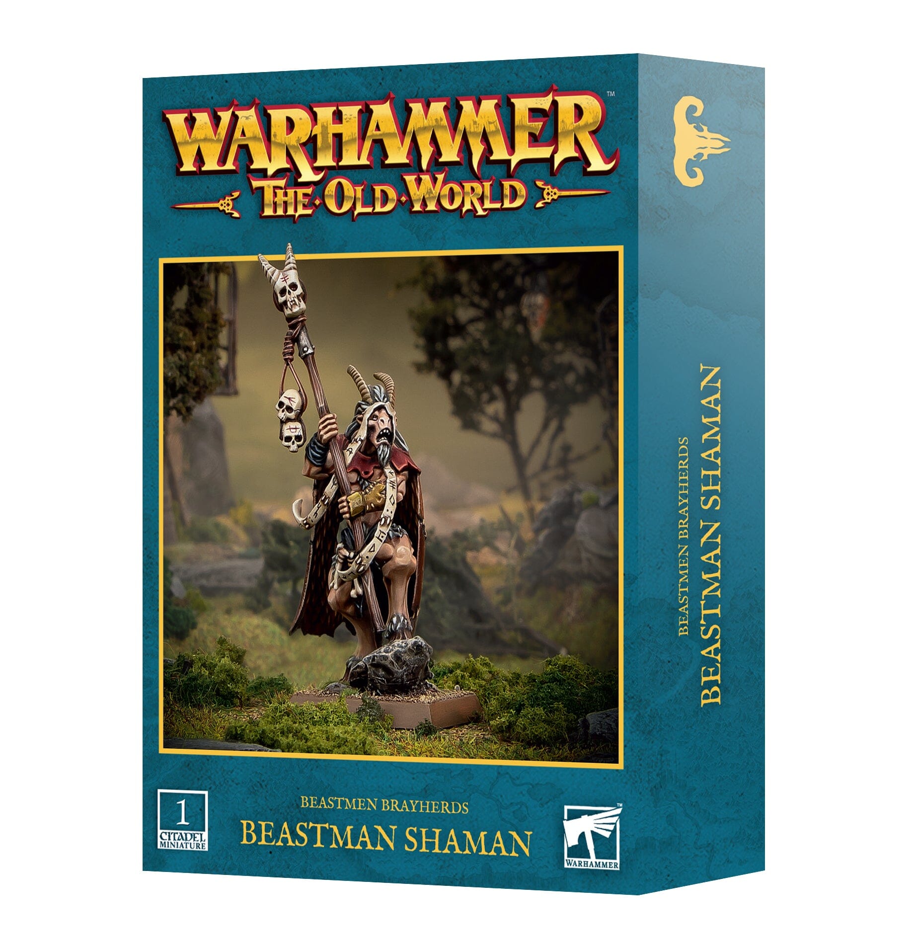 BEASTMEN BRAYHERDS: BEASTMAN SHAMAN Miniature Game Games Workshop  | Multizone: Comics And Games