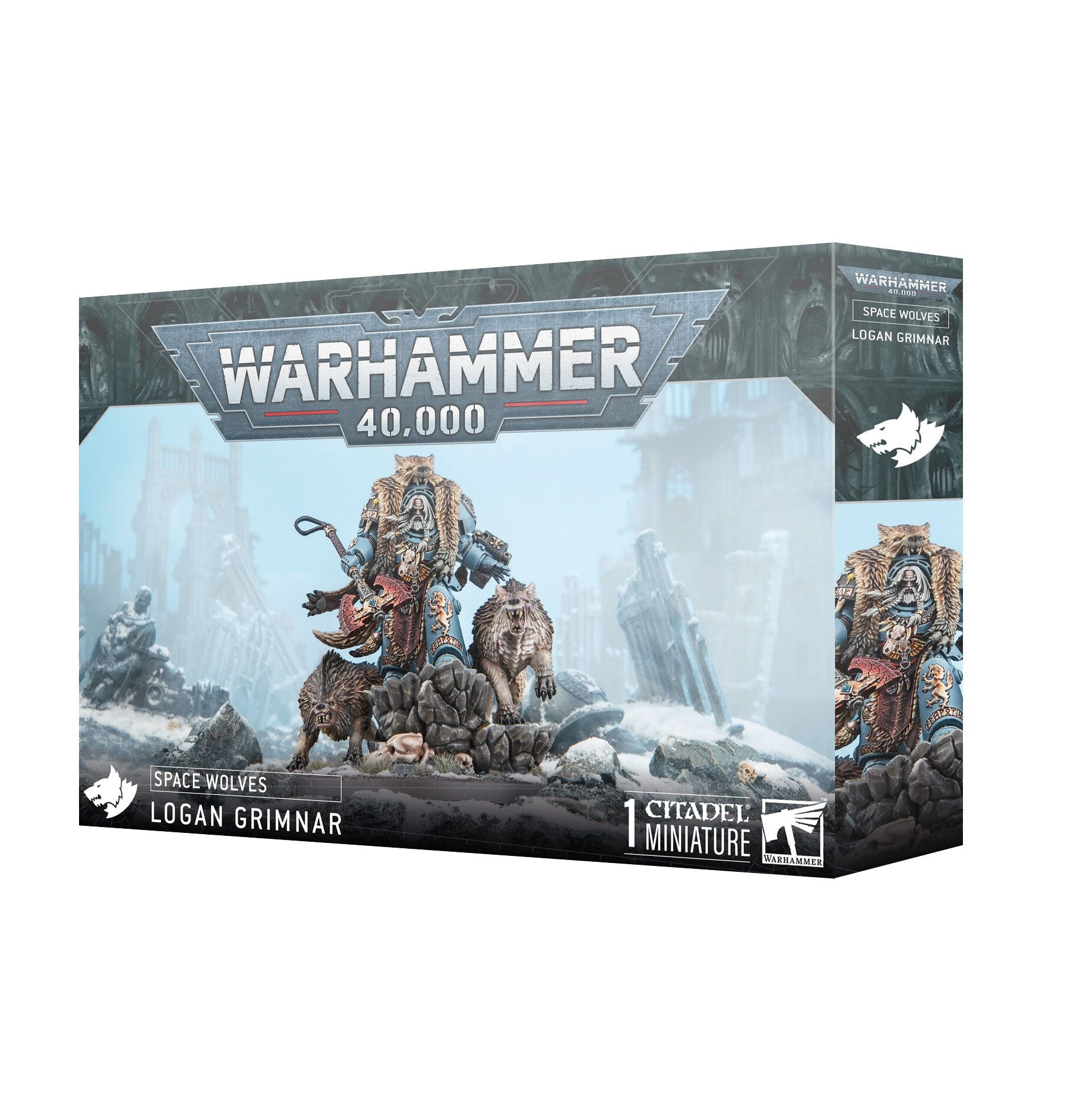 SPACE WOLVES: LOGAN GRIMNAR Miniature Game Games Workshop  | Multizone: Comics And Games