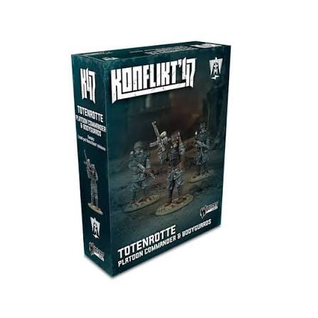 Konflikt'47: Totenrotte Platoon Commander & Bodyguards Miniature Warlord Games  | Multizone: Comics And Games