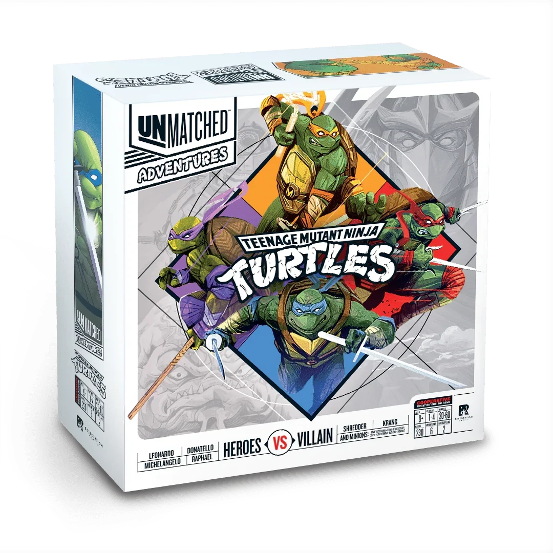 Unmatched Adventures: Teenage Mutant Ninja Turtles Board Game Restoration Games  | Multizone: Comics And Games