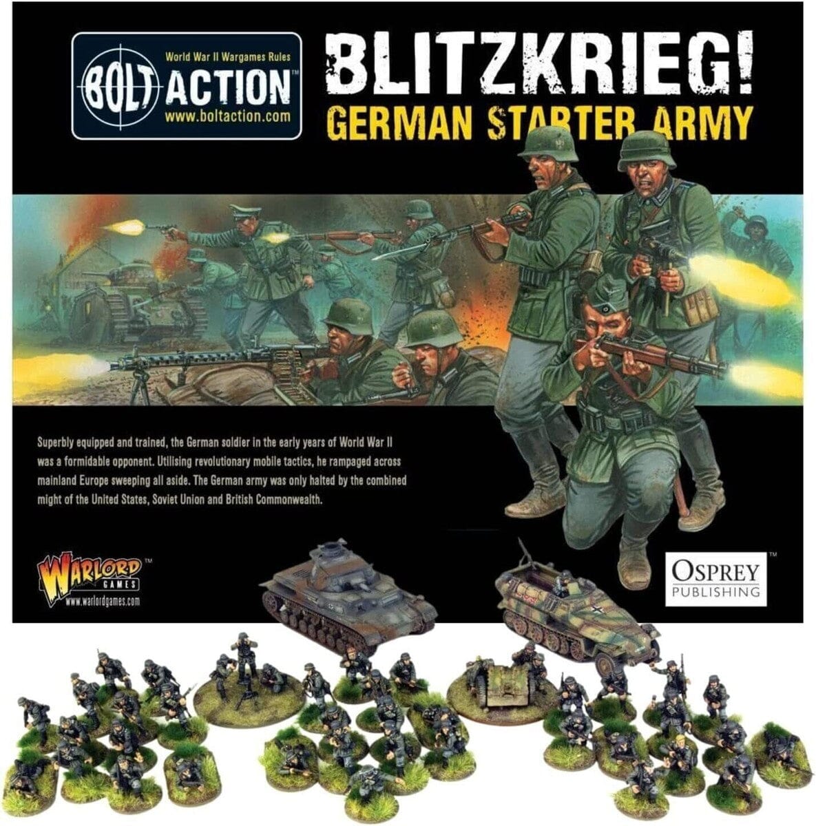 Bolt Action: Blitzkrirg! German Starter Army Bolt Action Warlord Games  | Multizone: Comics And Games