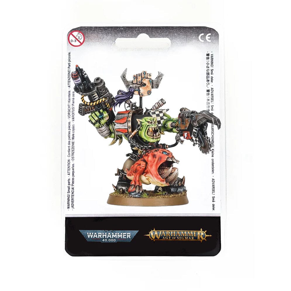 Ork Warboss with Attack Squig Miniature Game Games Workshop  | Multizone: Comics And Games