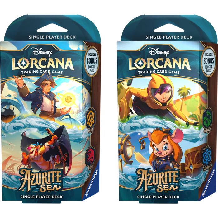 Lorcana Azurite Sea Starter decks Disney Lorcana Disney Amber & Ruby  | Multizone: Comics And Games