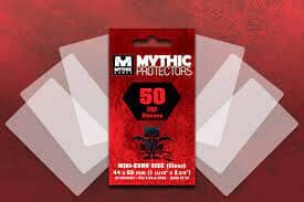 Mythic Protectors Sleeves Multizone: Comics And Games Mini-Euro Size (Clear)  | Multizone: Comics And Games